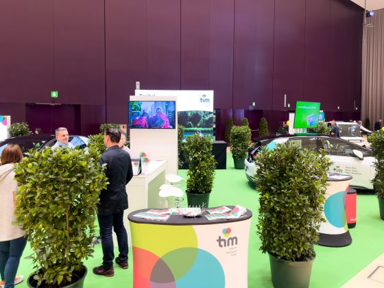 tim-Stand auf der motionexpo